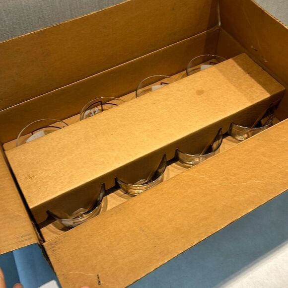 Vtg Osborne Kemper Thomas Oil Refinery Rocks Glasses Set Drinkware Industrial - Picture 8 of 9